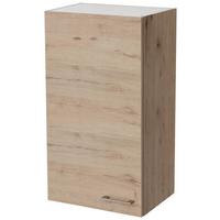 Kuchyňská horní skříňka RIVA H50-89, 50cm - dub San Remo/barvy nerez oceli, Moderní, kov/kompozitní dřevo (50/89/32cm)