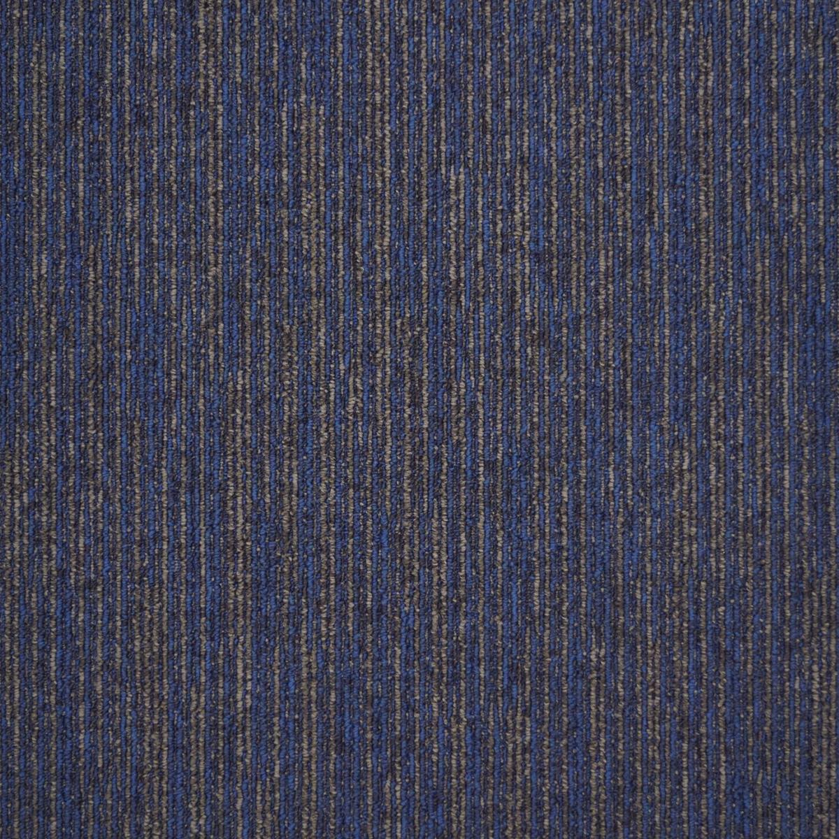 Teppichfliese Blau/Grau Ambition 50x50 cm Florhöhe 3mm - Blau/Grau, Basics, Textil (50/50cm)