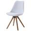 Stolička Lilly - farby dubu/biela, Moderný, drevo/plast (48/81/57cm) - Modern Living Stolička Lilly - farby dubu/biela, Moderný, drevo/plast (48/81/57cm) - Modern Living
