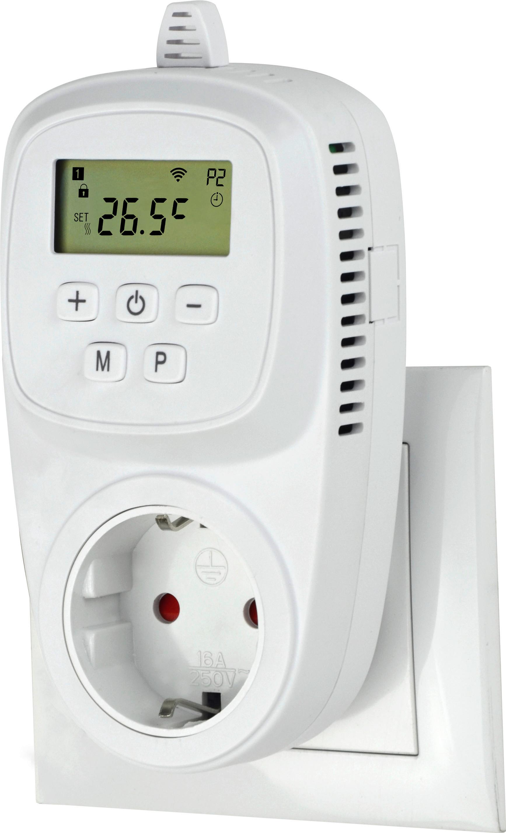 Thermostat für Heizkörper mit Frostschutzfunkion - Weiß, Basics, Kunststoff (14cm)