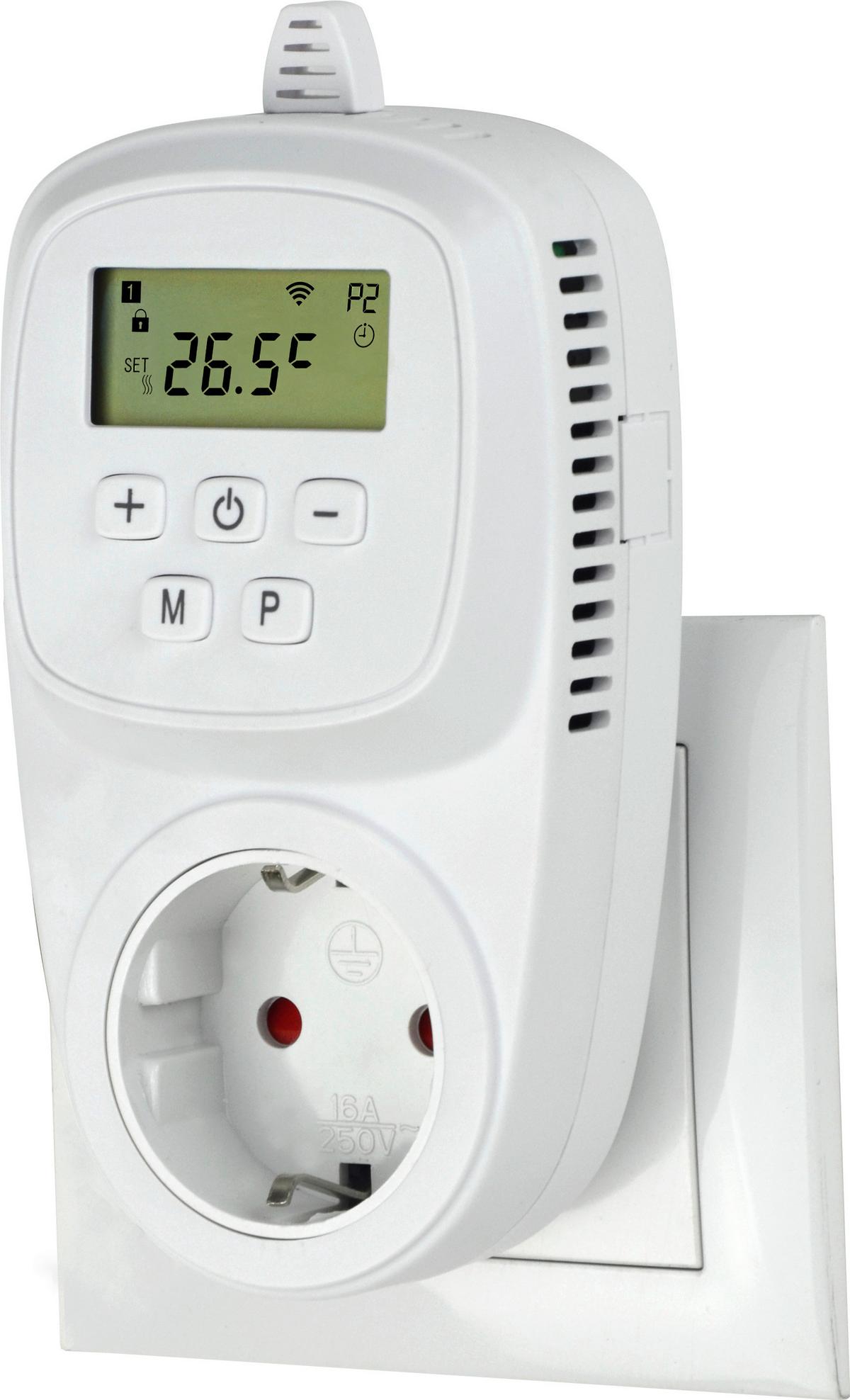 Thermostat für Heizkörper mit Frostschutzfunkion - Weiß, Basics, Kunststoff (14cm)