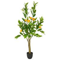 Umelá rastlina výška: 120 cm - čierna/žltá, Trend, plast (120cm)