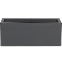 Übertopf Kunststoff Anthrazit Wetter-/ Und Uv-Beständig - Anthrazit, Basics, Kunststoff (60/23/20cm)