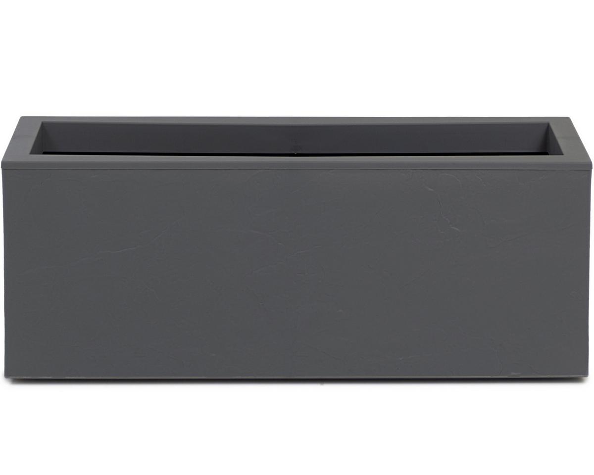 Übertopf Kunststoff Anthrazit Wetter-/ Und Uv-Beständig - Anthrazit, Basics, Kunststoff (60/23/20cm)