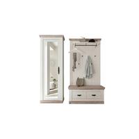 Garderobe Florenz Pinienfarbe/Hellbraun 190cm - Hellbraun/Pinienfarben, Design, Holzwerkstoff (190/201/45cm) - MID.YOU