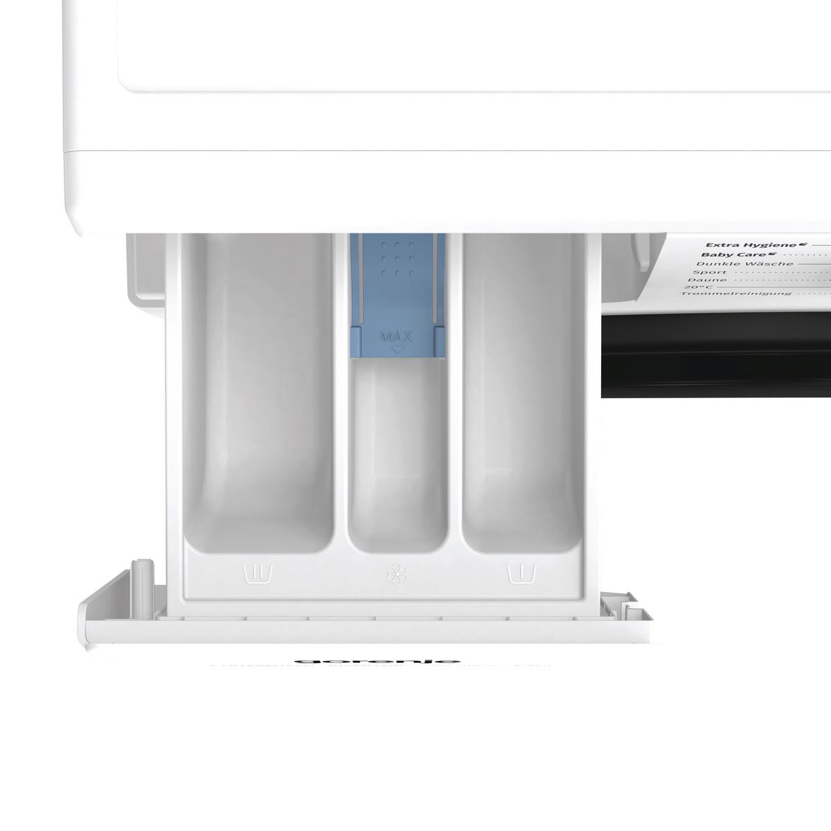 Waschmaschine Wnhpi64saps - Schwarz/Weiß, Basics, Glas/Kunststoff (59,5/84,5/43,5cm) - Gorenje