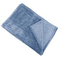 Kuscheldecke Sina Blau 150x200 cm - Blau, MODERN, Textil (150/200cm) - Luca Bessoni