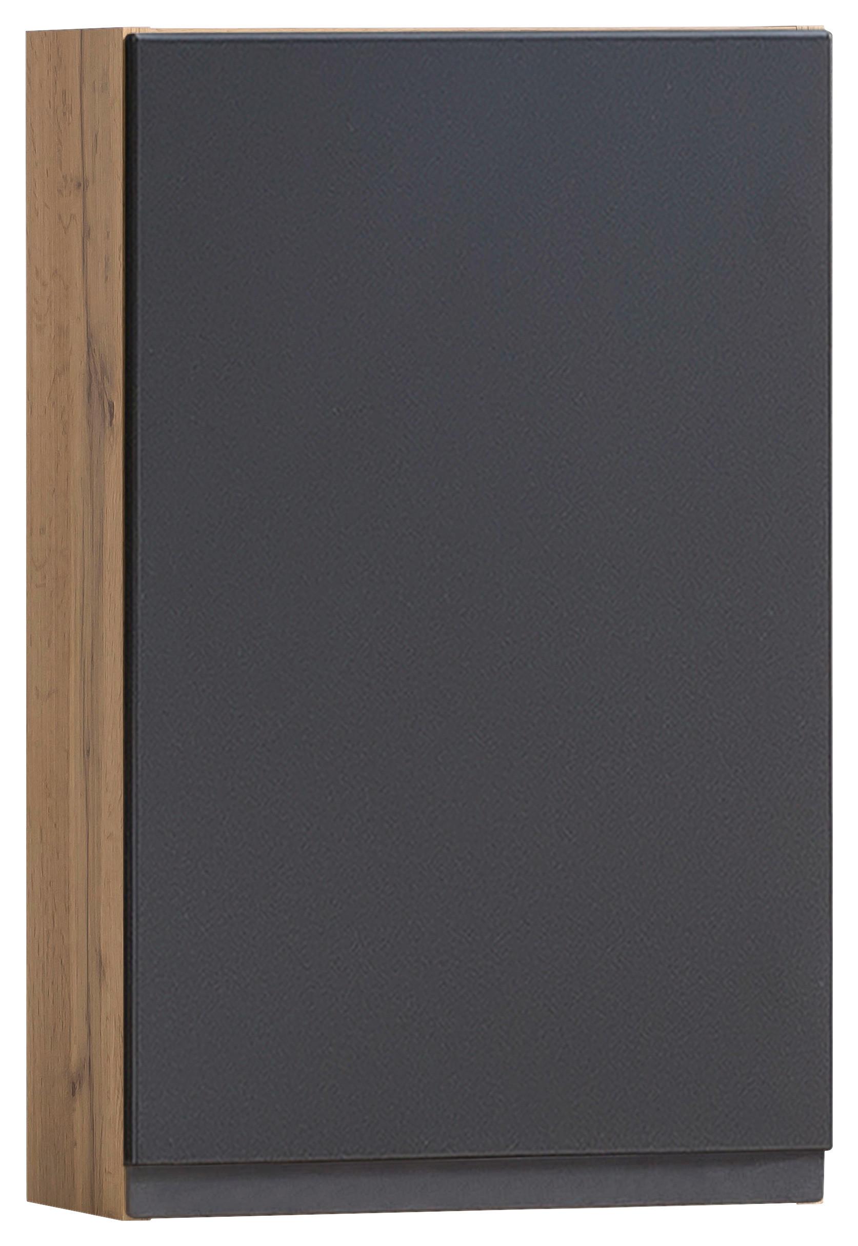Hängeschrank Verese B: 40 Cm Grau/eiche Wotan - Eiche Wotan/Grau, MODERN, Holzwerkstoff (40/64/20cm) - Held