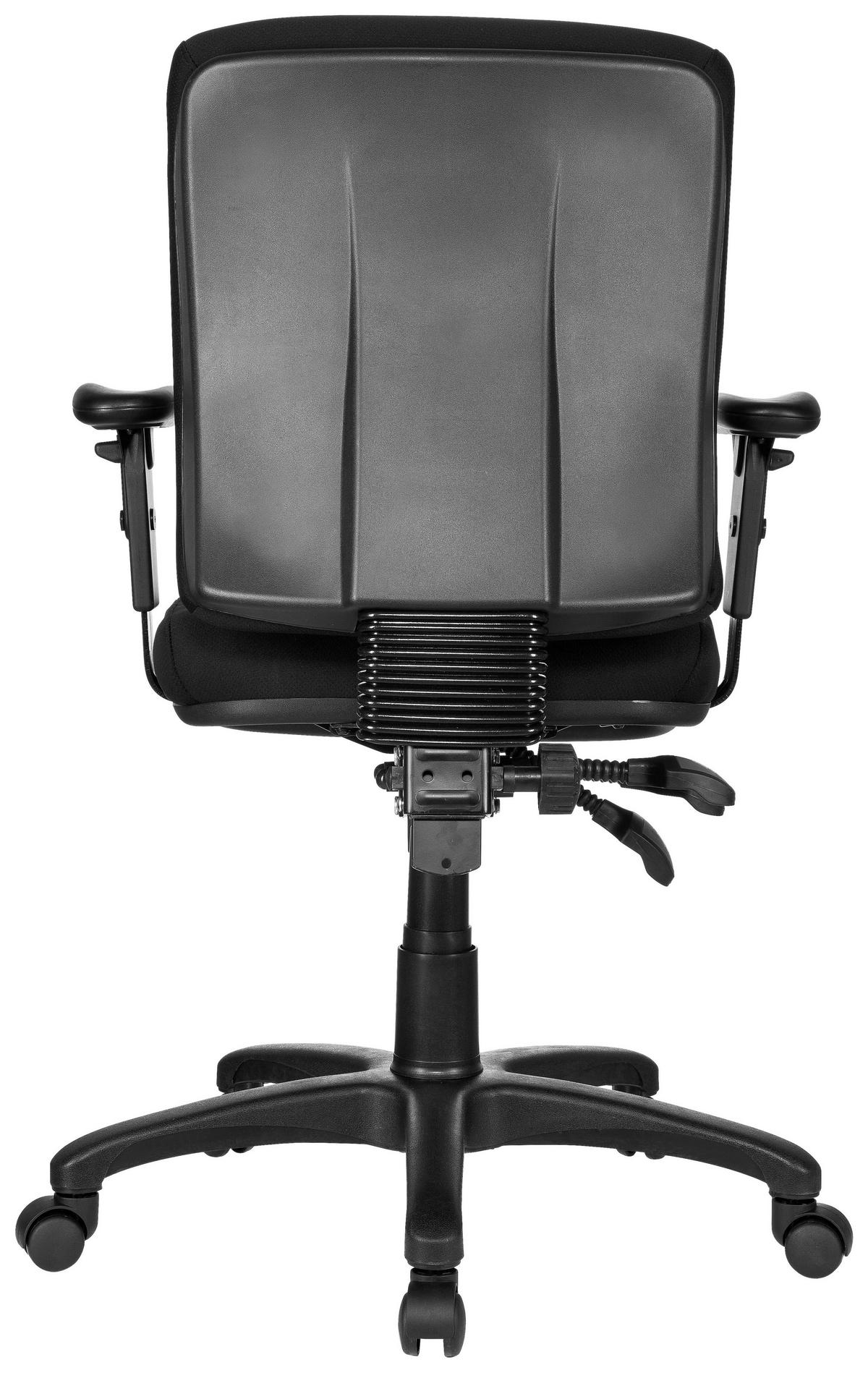 Bürostuhl Zenit Base Schwarz Bis 120 Kg - Schwarz, Basics, Kunststoff/Textil (56/114/45cm) - MID.YOU