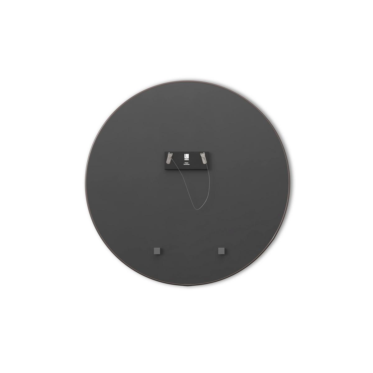 NÁSTENNÉ ZRKADLO LOMIRE - titánová/zlatá, Basics, kov/sklo (86cm) - Umbra