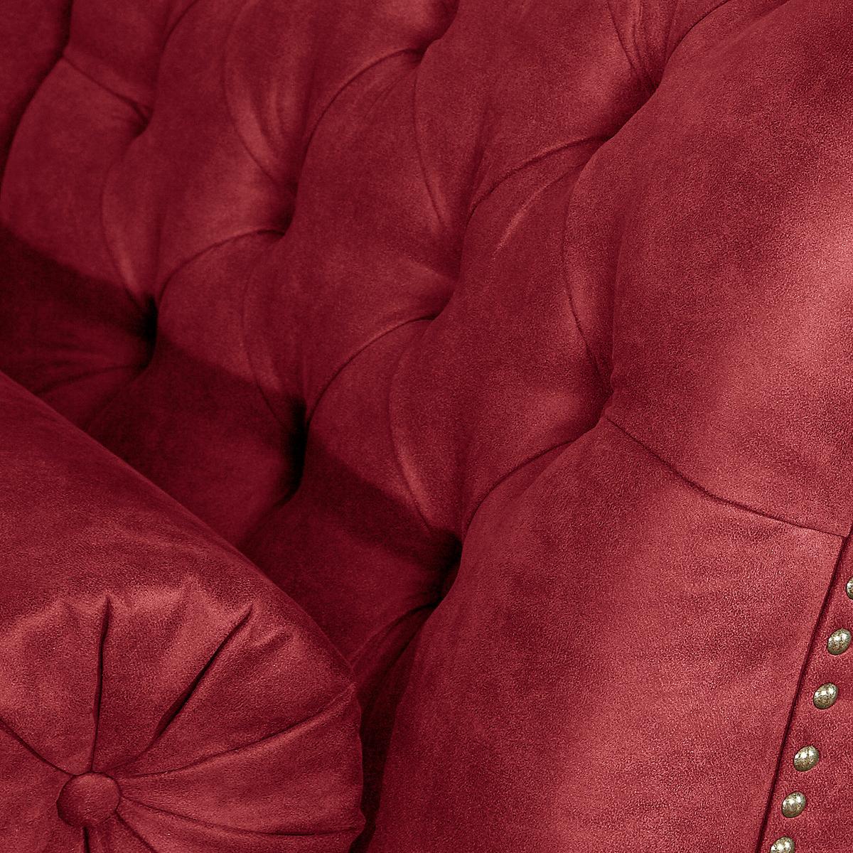 Récamiere Pako Rostfarben B: 185cm - Rostfarben/Braun, Design, Textil (185/93/75cm) - Livetastic