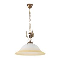 Hängeleuchte Klar Bronzefarben L: 40 cm - Klar/Bronzefarben, KONVENTIONELL, Glas/Metall (40/40/90cm)