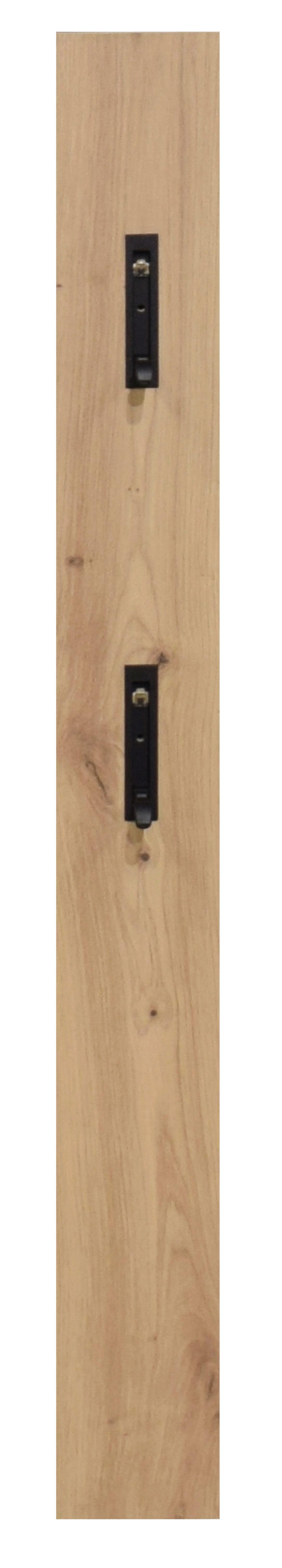 Šatní panel LUDWIG - dub artisan, Moderní, kompozitní dřevo (13/110/3cm) - Mömax