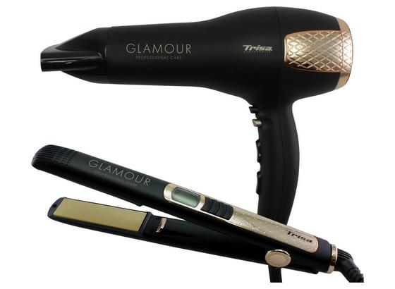 Haarstylingset Glamour - Goldfarben/Schwarz, MODERN, Kunststoff Haarstylingset Glamour - Goldfarben/Schwarz, MODERN, Kunststoff