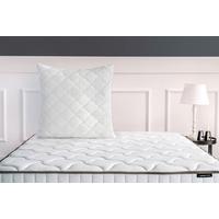 Kopfpolster Superwashed Wolle - Weiß, Basics, Textil (80/80/15,5cm) - Yatas
