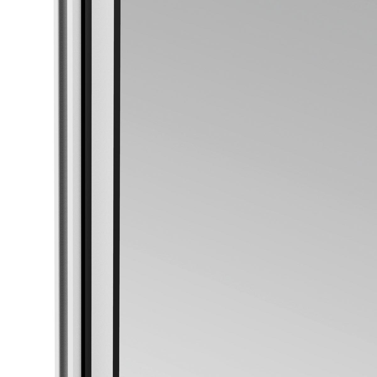 Fliegengitter Tür 100x210 cm Weiß - Weiß, Basics, Metall (100/210cm)