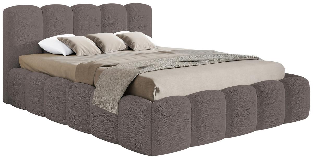 Polsterbett Artamide Dunkelgrau Lf: 160x200 Cm - Dunkelgrau, MODERN, Holz/Textil (160/200cm) - Livetastic