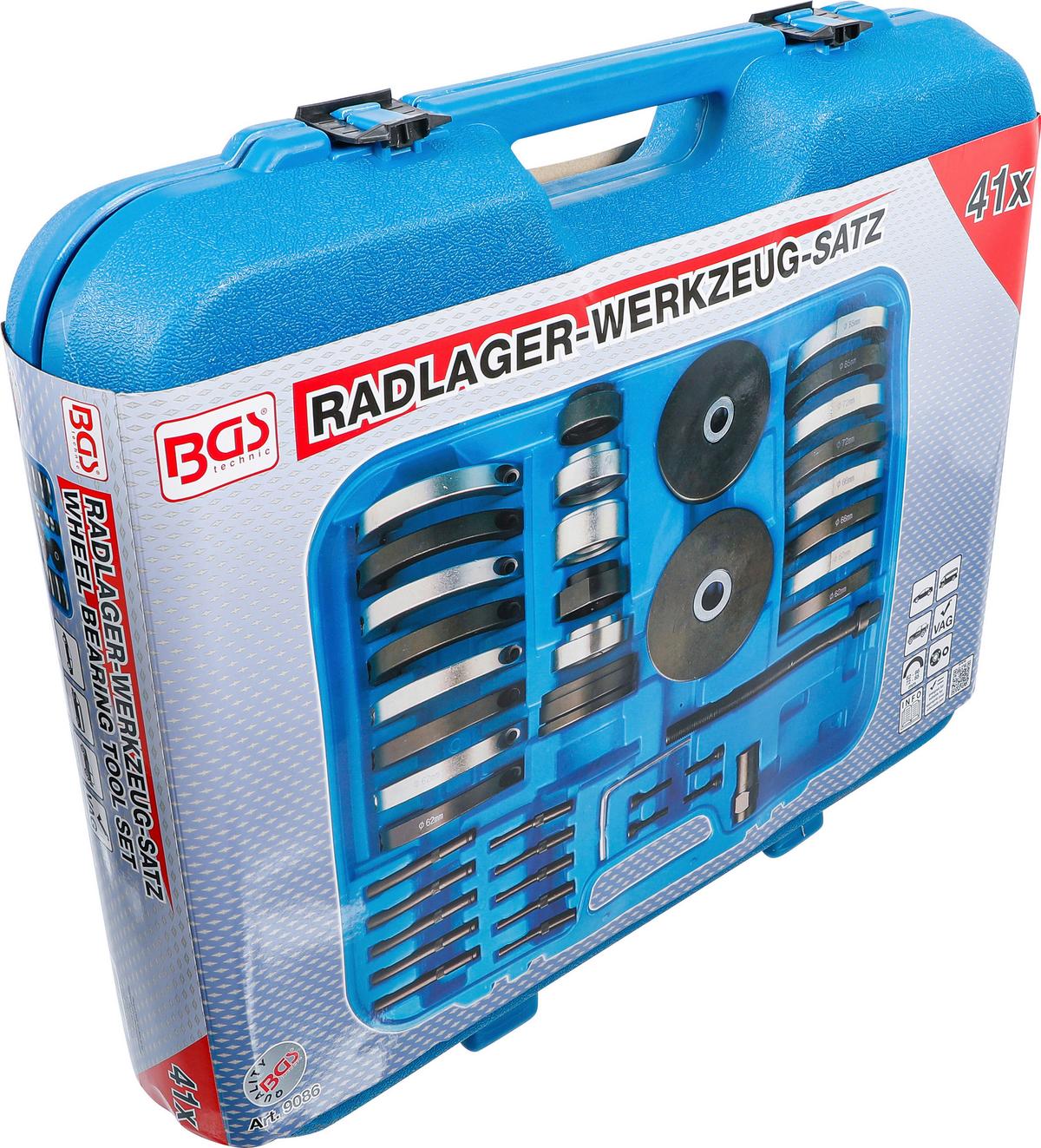Radlager-werkzeug-satz 9086 - Blau, Basics (60,8/48,9/11,4cm)