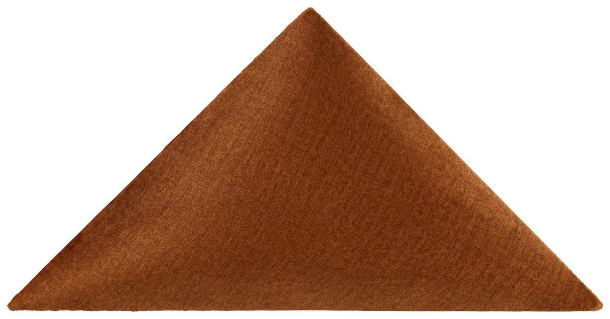 Wandpolster 2er-Set 29,5x29,5 cm Dreieckig, Honig - Honig, Basics, Textil (29,5/29,5/4cm) - MID.YOU
