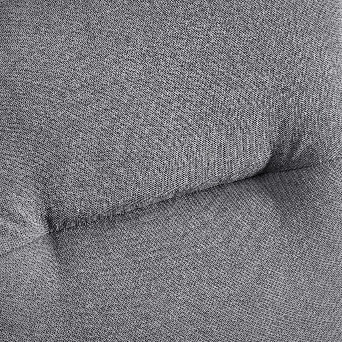 Sada židlí LEO šedá - šedá/černá, Moderní, kov/textil (49/99/68cm) - Bessagi Home