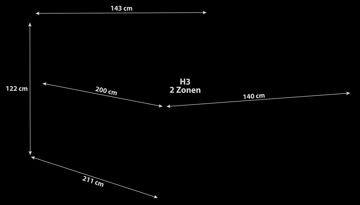 Boxspringbett mit Topper 140x200 cm Wels, Dunkelgrau - Graphitfarben/Schwarz, MODERN, Textil (140/200cm) - MID.YOU
