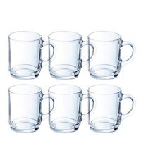 Teegläserset 6-Teilig Glas, 240 ml - Transparent, Basics, Glas (7/9cm) - Mäser