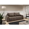 Schlafsofa Geronimo Braun B: 252cm - Schwarz/Braun, Design, Textil (252/93/167cm) - Livetastic