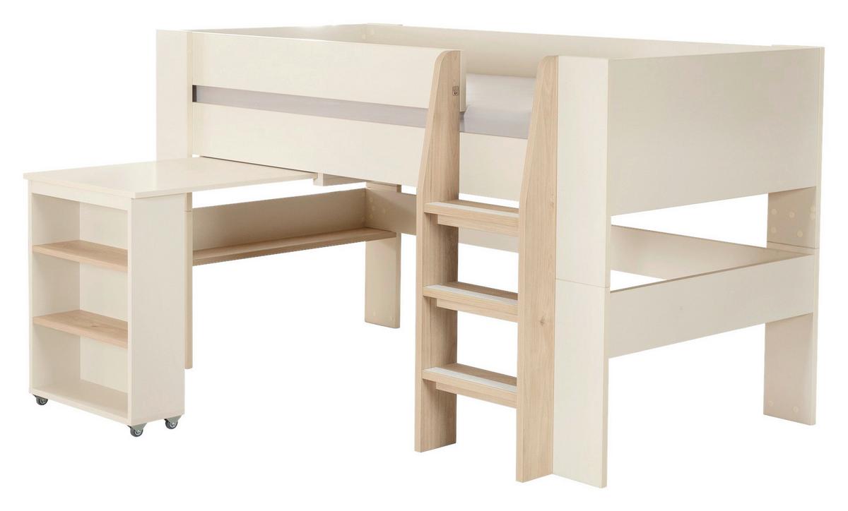 Anbauschreibtisch Flexi Grow Kashmir - Kaschmir, KONVENTIONELL, Holzwerkstoff (65,5/77/95,5cm) - Roba