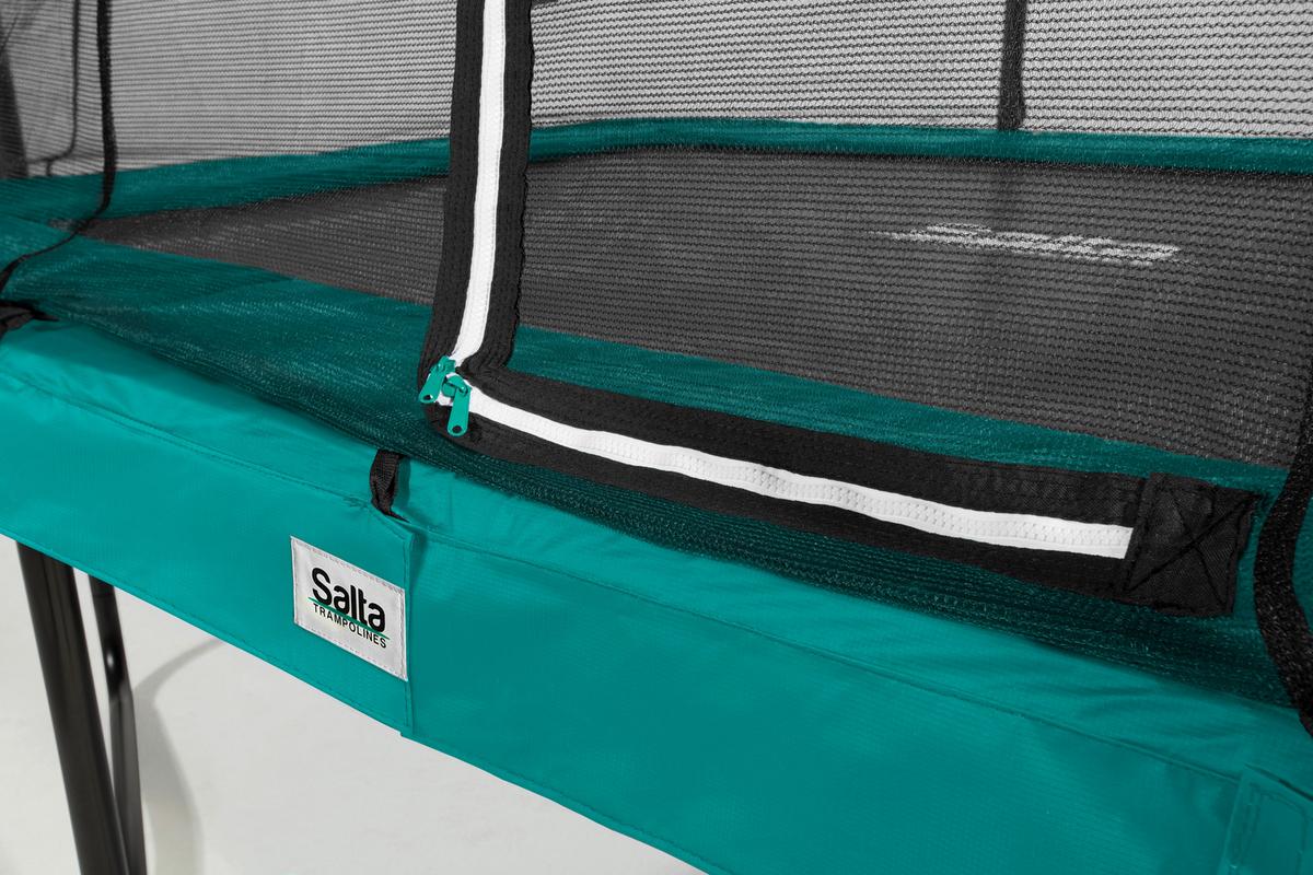 Trampolin 5093g *mb* - Grün, Basics, Metall (244/366cm) - Salta