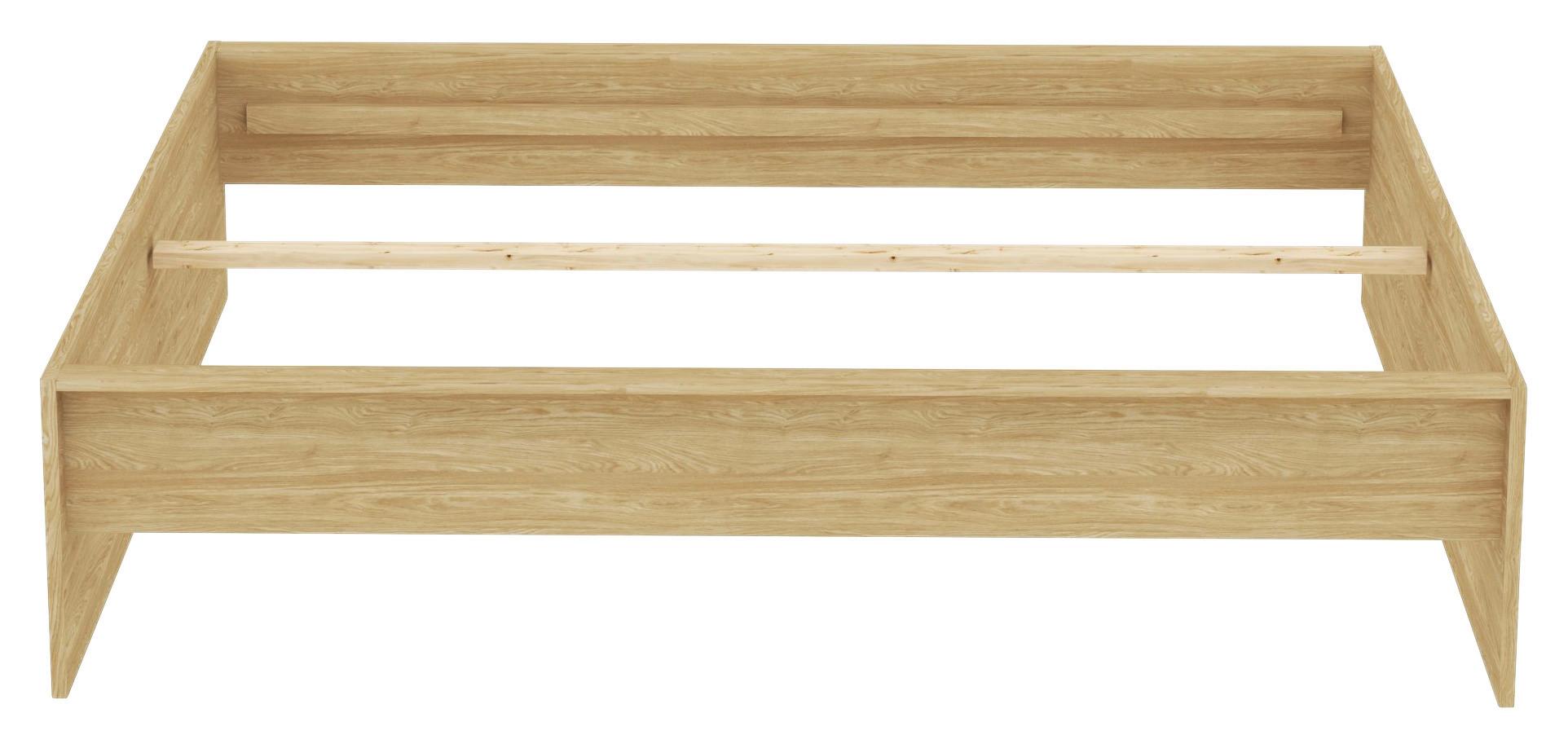 Unit Elements Bettrahmen 180x200 cm Eichefarben - Eichefarben, KONVENTIONELL, Holzwerkstoff (180/200cm) - Ondega