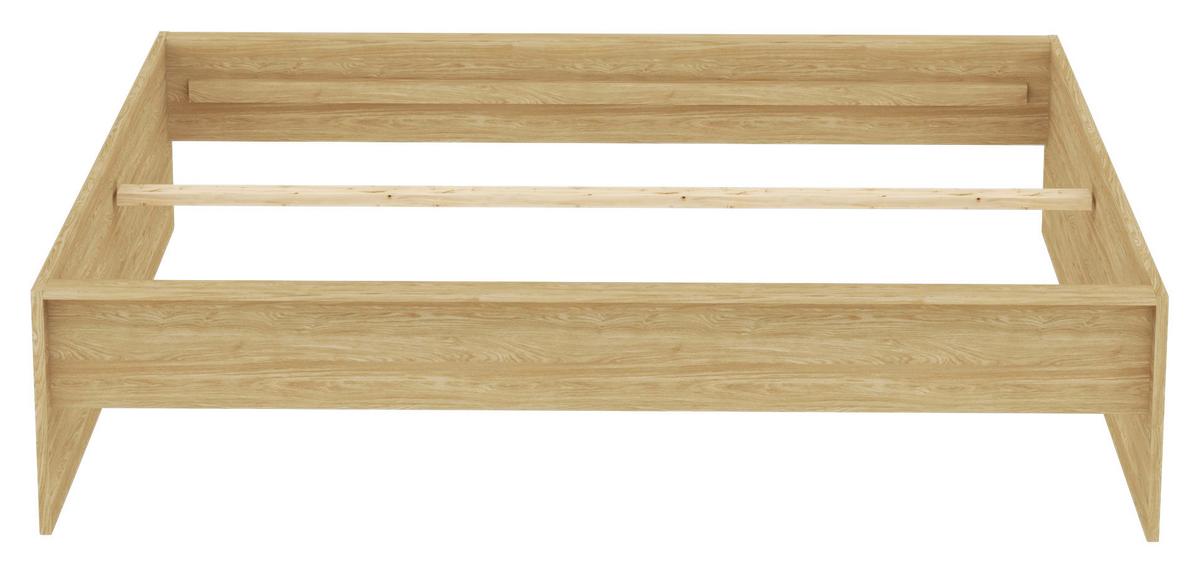 POSTEĽNÝ RÁM UNIT 180 - farba duba, Konventionell, kompozitné drevo (180/200cm) - Ondega