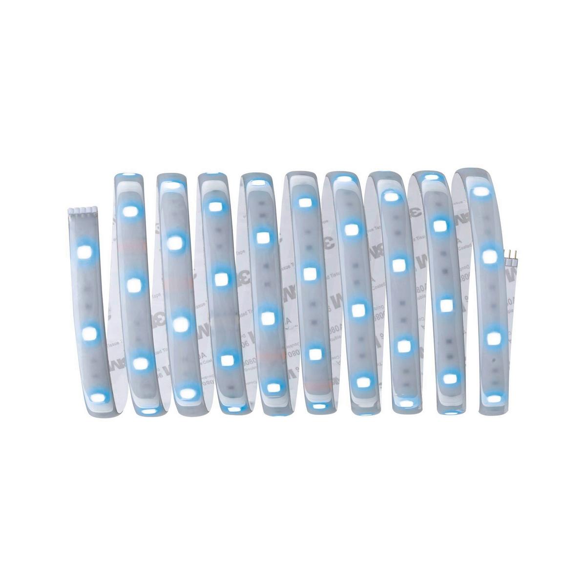 Led-streifen Farbwechsler L: 3 M Fernbedienung, Dimmbar - Silberfarben, Basics, Kunststoff (301/0,3cm) - Paulmann