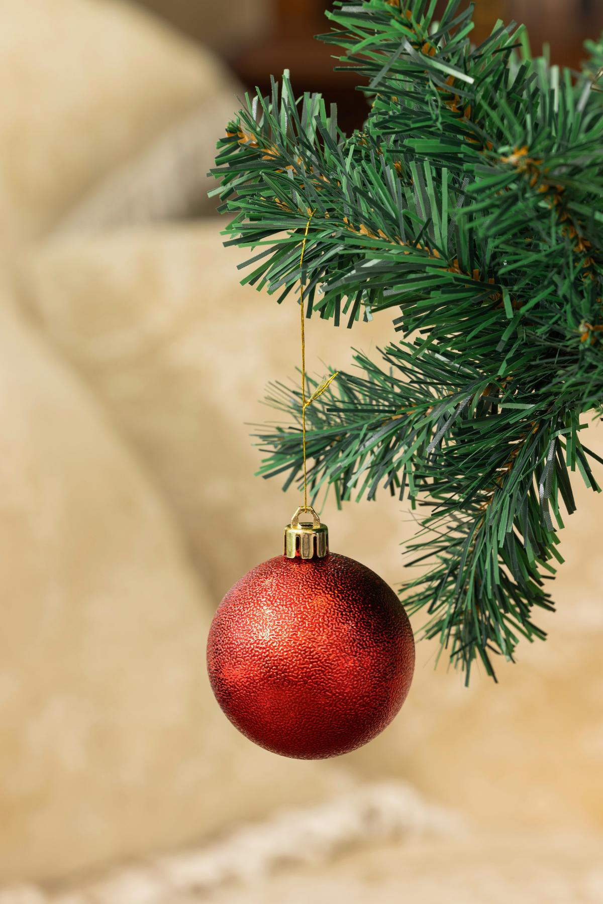 Christbaumkugel-set Julia - Rot, KONVENTIONELL, Kunststoff (6cm) - Luca Bessoni
