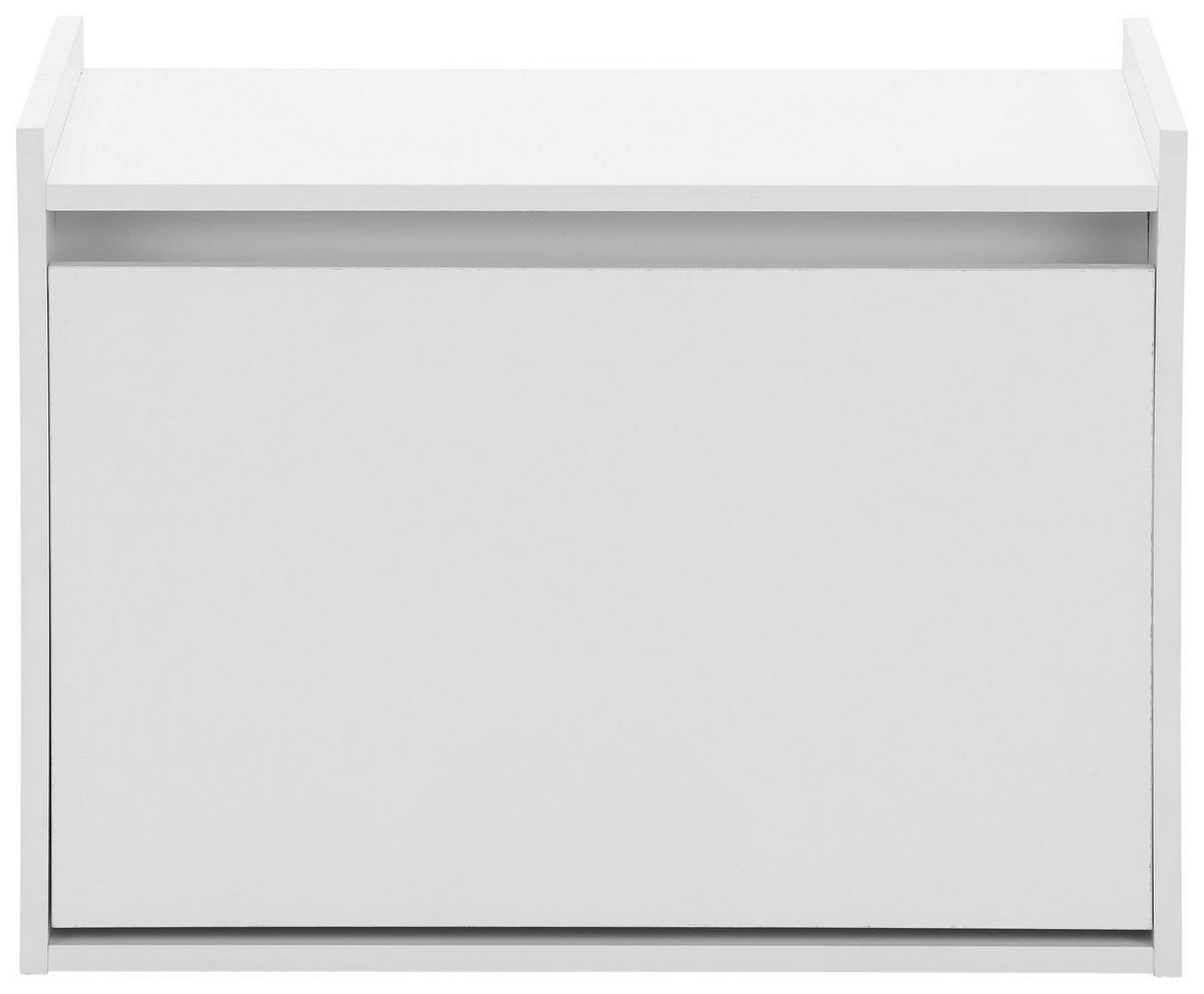 Skřiňka na boty Mali - bílá, Moderní, dřevo (63/48/30cm) - Modern Living