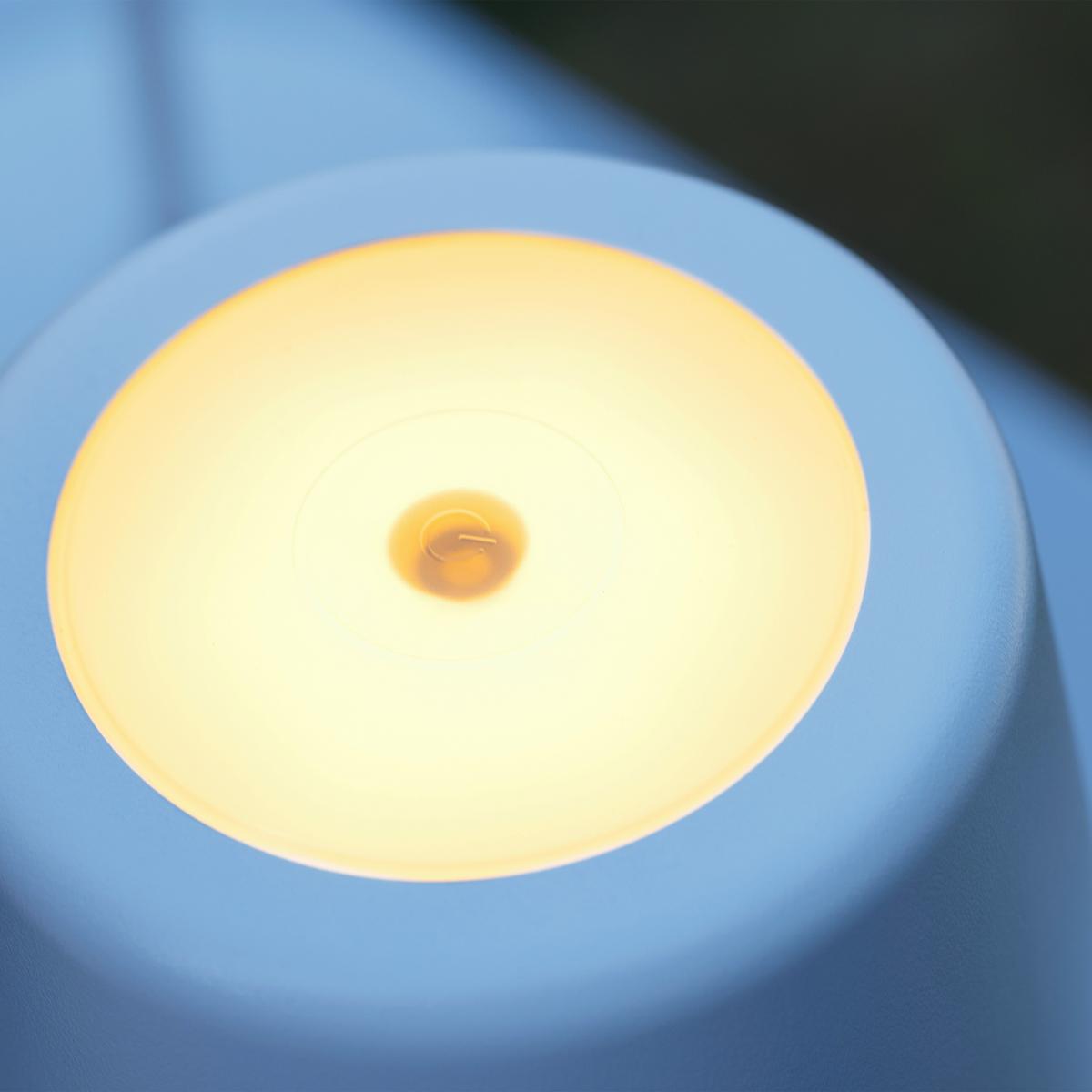 Tischlampe Kaami Dimmbar Weiß - Weiß, Design, Kunststoff/Metall (10/37cm) - Brilliant