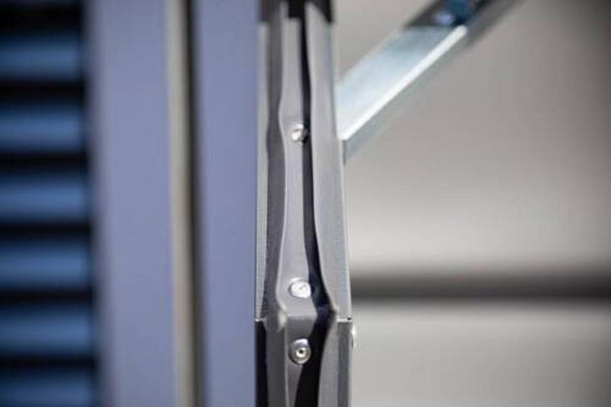 Geräteschrank Metall Sesame Anthrazit B/h: Ca. 76/139 Cm - Anthrazit, Basics, Metall (76/139/185cm)