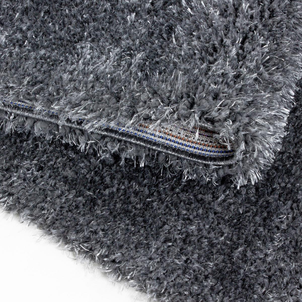 Hochflor Teppich Grau Brilliant 280x370 cm - Grau, Basics, Textil (280/370cm)