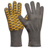 Grillhandschuh Grill Master aus Kunststoff - Gelb/Grau, Basics, Kunststoff (40/18/3,5cm)