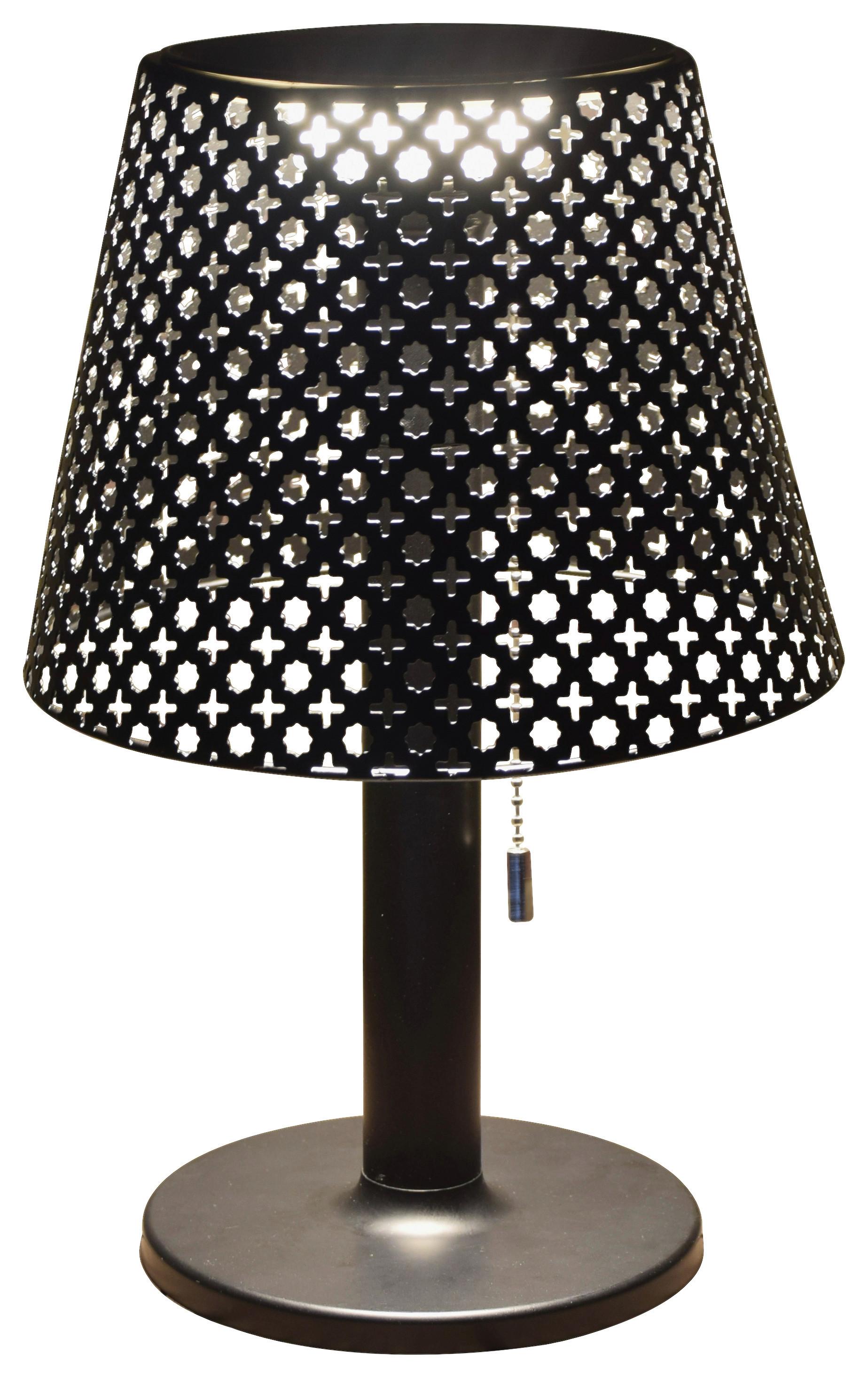 Solárne svietidlo Ino, P/V: ca 21/35cm, čierna - čierna, Modern, kov/plast (21/35cm) - Modern Living