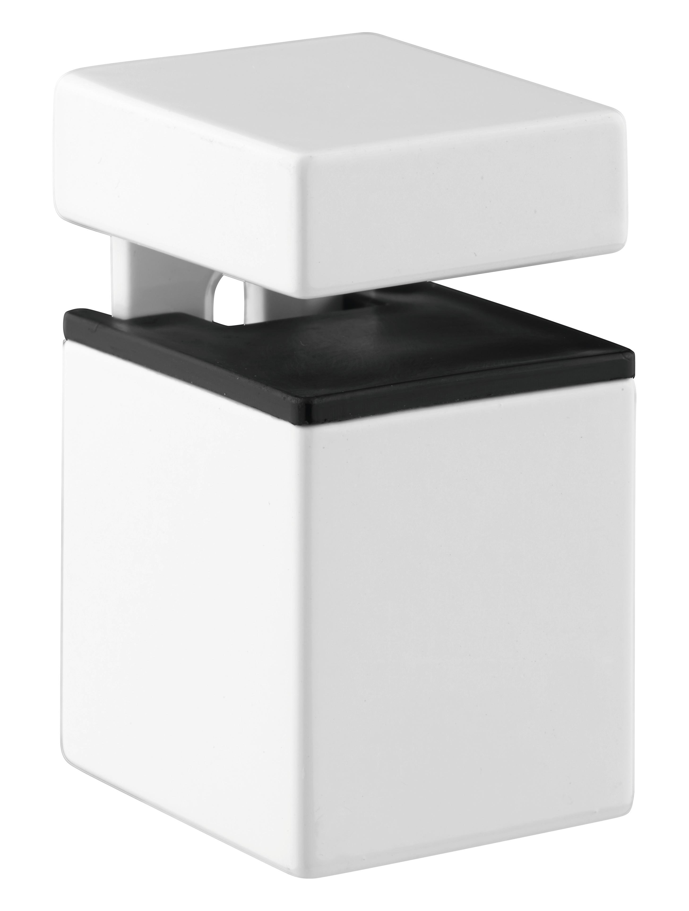 Držák Na Stěnu Block 4 Weiss -Sb- - bílá, kov (5,5/5-7,1/3,5cm) - Modern Living