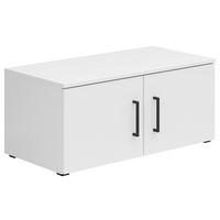 Nadstavec na skriňu MULTISTAURAUM, š: 80 cm - čierna/biela, Modern, kompozitné drevo/plast (80/35/40cm)