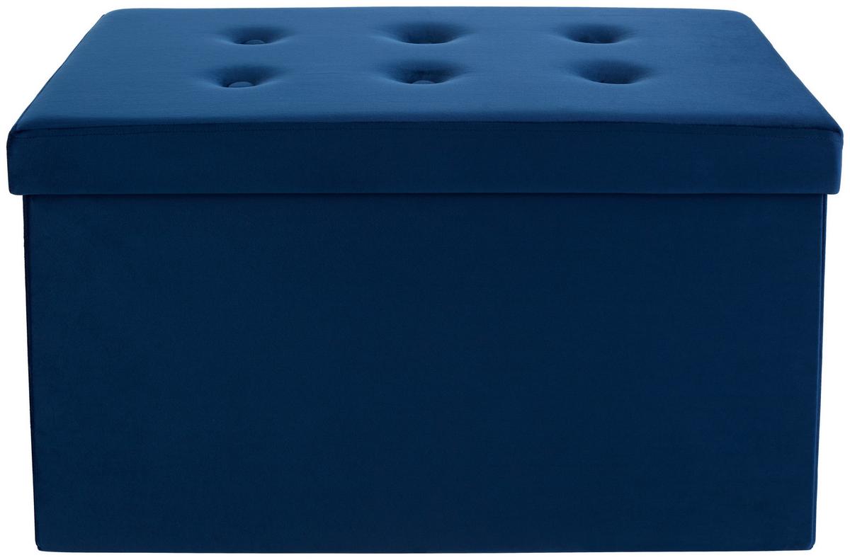 Ülőke Velvet B: 70 Cm Blau - kék, Modern, textil (70/38/38cm) - MID.YOU