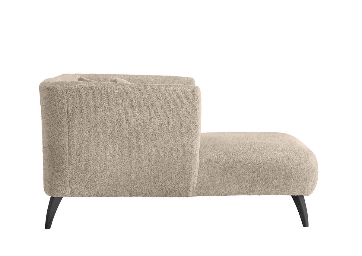 Xxl-sessel Inkl. Zierkissen Colori Beige - Beige/Schwarz, MODERN, Textil (108/84/155cm) - MID.YOU