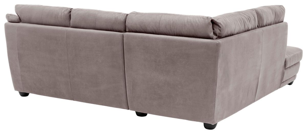Ecksofa Nebolo Beige Mikrofaser - Beige, Design, Textil (225/245cm) - Livetastic