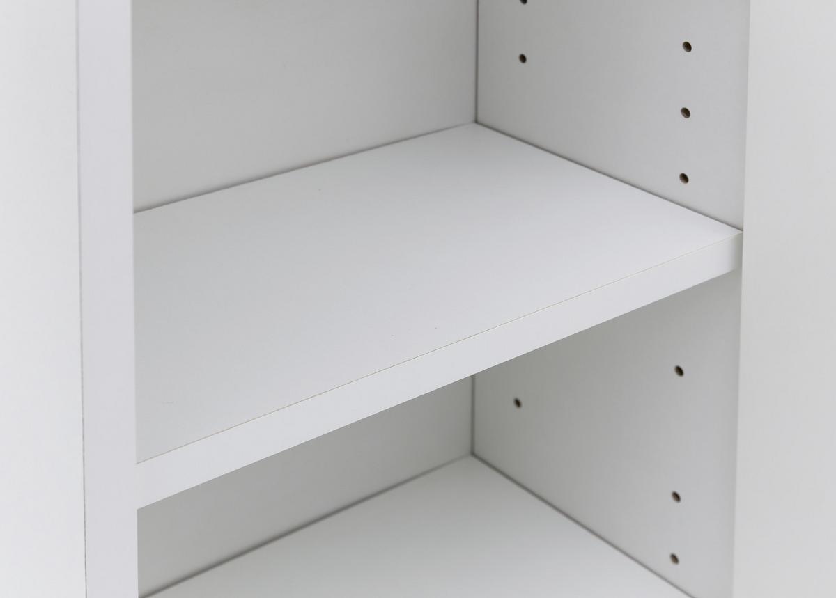 Hängeschrank Pienza B: 40 cm Weiß Dekor mit Drehtüre - Weiß, Basics, Holzwerkstoff (40/64/20cm) - Held