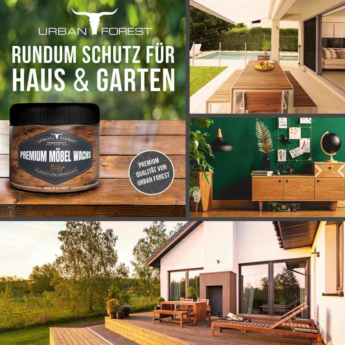 Möbelpflege Premium Möbel Wachs - Basics, Kunststoff (250ml) - Urban Forest