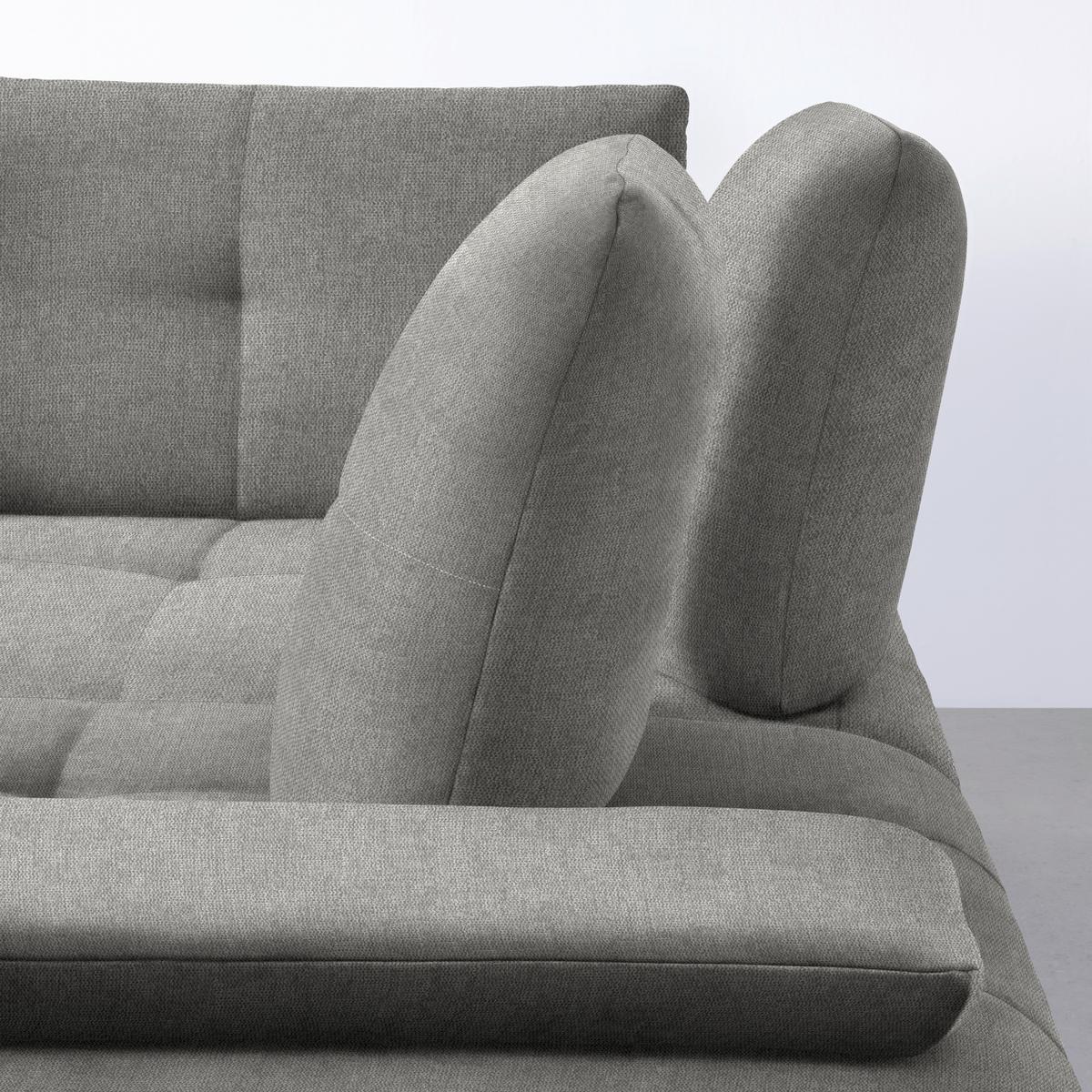 Rohová sedačka TRENDY, pravá, sivá - čierna/sivá, Modern, kov/kompozitné drevo (310/93/250cm) - Premium Living