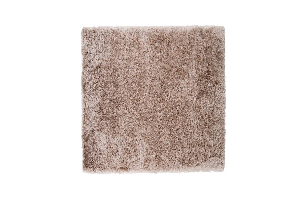 Hochflorteppich Beige Grace 300x300 Cm - Beige, LIFESTYLE, Textil (300/300cm) - P & B