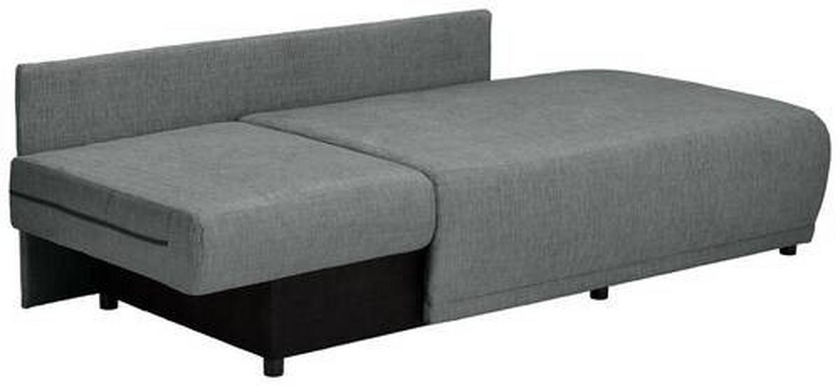 Chaiselongue Nello - Schwarz/Grau, KONVENTIONELL, Textil (93/73/171cm) - MID.YOU