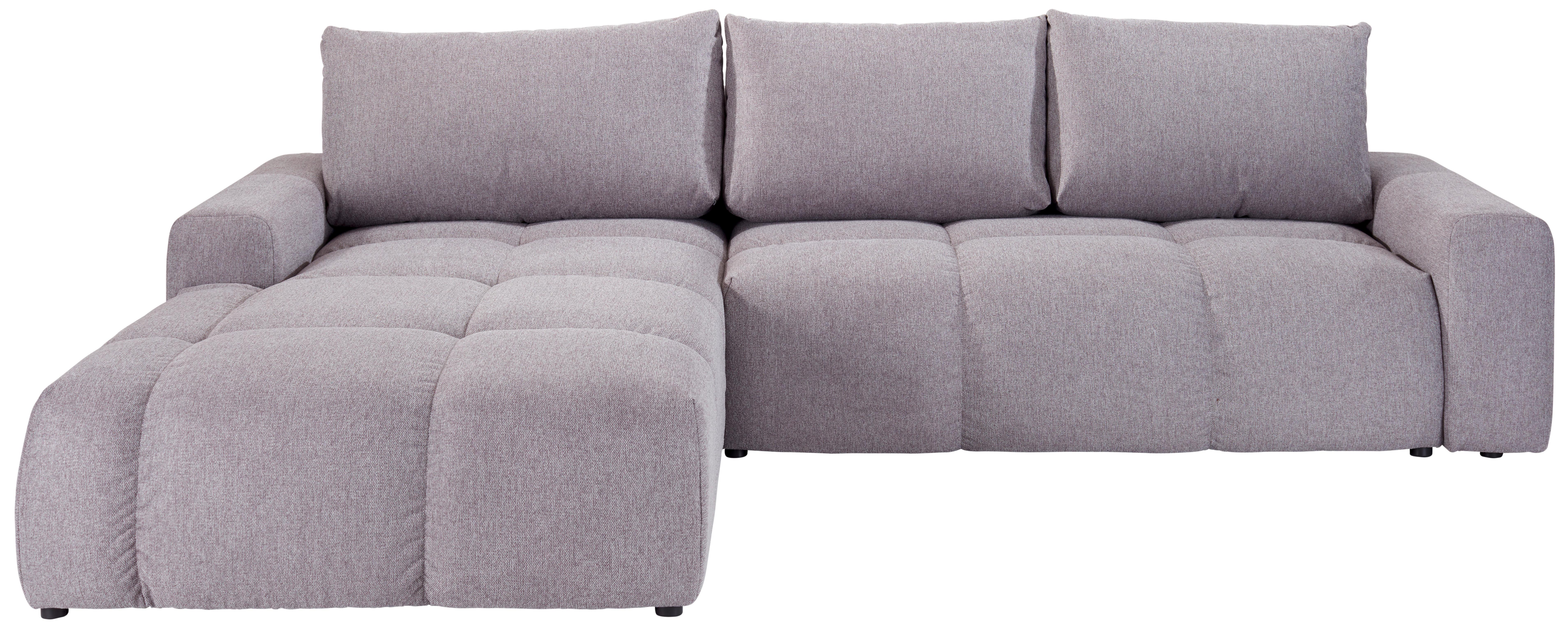 Rohová sedačka ATLANTIC, levá, šedá - šedá/černá, Design, textil/plast (217/302cm) - Luca Bessoni
